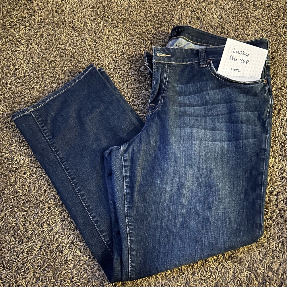 Lucky Brand Men's Dark Indigo Straight Jeans